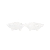 Lastra Holiday White Figural Tree Two-part Server